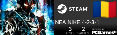 NEA NIKE 4-2-3-1 Steam Signature