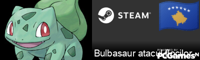 Bulbasaur atacul flocilor Steam Signature