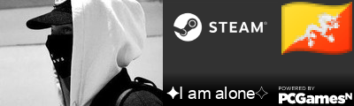 ✦I am alone✧ Steam Signature