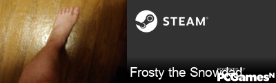 Frosty the Snowdad Steam Signature