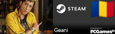 Geani Steam Signature