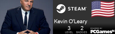Kevin O'Leary Steam Signature