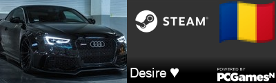 Desire ♥ Steam Signature