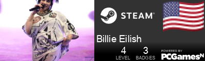 Billie Eilish Steam Signature