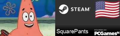 SquarePants Steam Signature