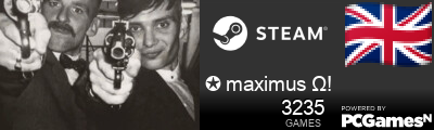 ✪ maximus Ω! Steam Signature
