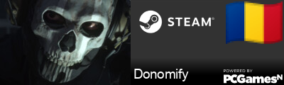 Donomify Steam Signature