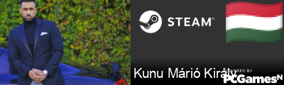 Kunu Márió Király Steam Signature