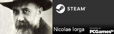 Nicolae Iorga Steam Signature