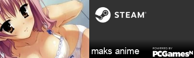 maks anime Steam Signature