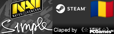 Claped by 《☆ Vlad ☆》 Steam Signature