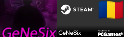 GeNeSix Steam Signature