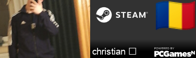 christian ⚡ Steam Signature