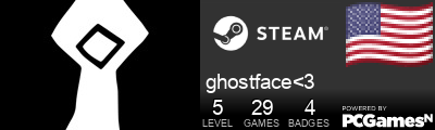 ghostface<3 Steam Signature
