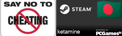 ketamine Steam Signature