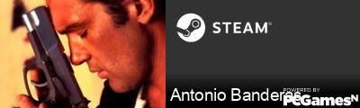 Antonio Banderas Steam Signature