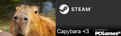Capybara <3 Steam Signature