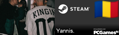 Yannis. Steam Signature