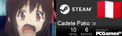 Cadete Pako :v Steam Signature
