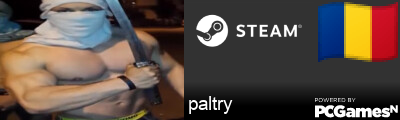 paltry Steam Signature