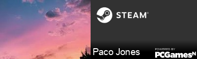Paco Jones Steam Signature
