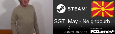 SGT. May - Neighbourhood watch Steam Signature