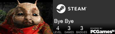 Bye Bye Steam Signature