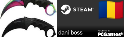 dani boss Steam Signature