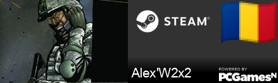 Alex'W2x2 Steam Signature