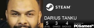 DARIUS TANKU Steam Signature