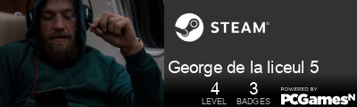 George de la liceul 5 Steam Signature