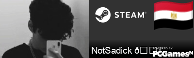 NotSadick 👿 Steam Signature