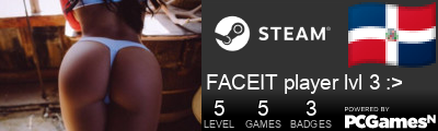 FACEIT player lvl 3 :> Steam Signature