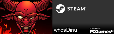 whosDinu Steam Signature