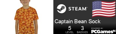 Captain Bean Sock Steam Signature