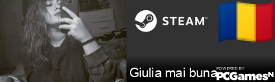 Giulia mai buna Steam Signature
