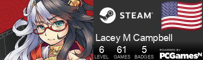Lacey M Campbell Steam Signature