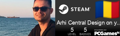 Arhi Central Design on youtube Steam Signature