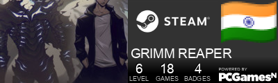 Steam Profile badge for GRIMM REAPER: Get your our own Steam Signature at SteamIDFinder.com