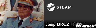 Josip BROZ TITO Steam Signature