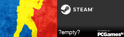?empty? Steam Signature