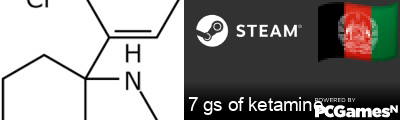 7 gs of ketamine Steam Signature
