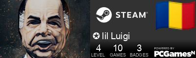 ✪ lil Luigi Steam Signature