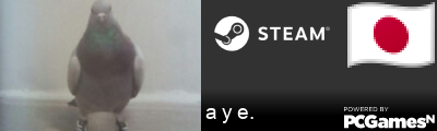 a y e. Steam Signature