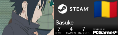 Sasuke Steam Signature