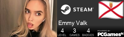 Emmy Valk Steam Signature