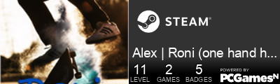 Alex | Roni (one hand handicap) Steam Signature