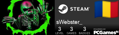 sWebster_ Steam Signature