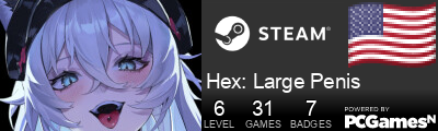 Hex: Large Penis Steam Signature