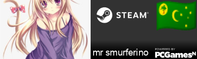 mr smurferino Steam Signature